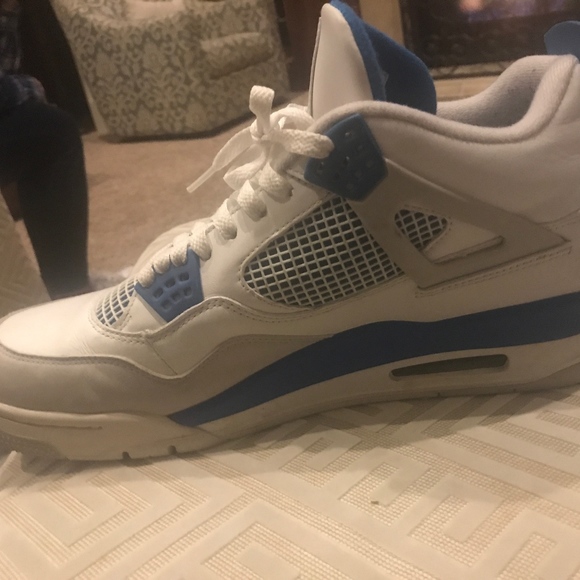 Jordan retro 4 military blue size 14 main image 8